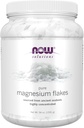 NOW Foods Solutions, Magnesium Flakes, 100% Pure, from the Ancient Zechstein Seabed, Highly Concentrated, 54-Ounce