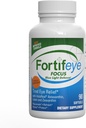 Fortifeye Focus Eye Care Supplement 90 Softgel Capsules - Triple Carotenoid Including Astaxanthin, Lutein, and Zeaxanthin Supplements, Eye Vitamins, Supports Eyes Fatigue and Blue Light Protection