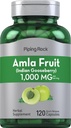 Piping Rock Amla Fruit Extract Capsules 1000mg | 120 Count | Herbal Supplement | Non-GMO, Gluten Free