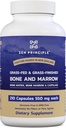 Zen Principle Grass Fed Beef Bone Marrow Supplement, 3300mg. Skin, Oral Health, and Joint Support. Promotes Whole-Body Wellness. Whole Bone Extract, 210 Capsules.