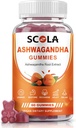 Ashwagandha Gummies, Calm Gummies with Ashwagandha Root Extract Vitamin D Zinc, Ashwagandha Supplement for Sleep Stress Balance, Vegan, Non-GMO, Gluten-Free, 60 Count