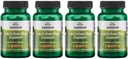Swanson Lactobacillus Gasseri - Probiotic Supplement Supporting Digestive Health with 3 Billion CFU - Design-Release Satiety & Fat Metabolism Support - (60 Veggie Capsules) 4 Bottles