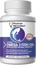 Fish Oil Omega 3 3000mg per Serving - 915mg Epa, 630mg Dha, 2000mg Total Omega 3 6 9 XL - 180 Capsules
