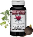 Kroeger Herb Products, Black Radish and Parsley Supplement, Immunity Support, Liver Health & Gallbladder Support with Black Radish, Vegetarian, Non-GMO, Gluten Free, No Preservatives, Made in USA