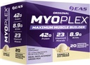 EAS Original Myoplex Maximum Muscle Builder | Meal Replacement Protein Drink Mix | Quality Protein Blend | 42g Protein | 20 Individual Packets (Vanilla Ice Cream)