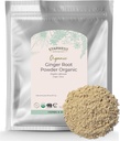 Starwest Botanicals Organic Ginger Root Powder - Ground Ginger Herb for Tea, Baking, & Cooking, Natural Herbal Spice, Supports Digestion, Certified Kosher, Non-GMO - Bulk 1 lb Bag