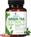 Green Tea Extract Capsules 1000 mg - Standardized 45% EGCG & 98% Polyphenols - 3X Strength Green Tea Pills for Natural Energy - Supports Heart Health, Herbal Supplement, Vegan, Non-GMO - 60 Capsules