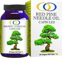Optimally Organic Red Pine Needle Oil Caps - Health Supplement for Extreme Immune System Support - Vital Cell & DNA Support - #1 Vegan Body Cleanse for Foreign Invadors - Pinus densiflora - BioActive