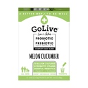 GoLive Probiotics for Adults and Kids, Melon and Cucumber, 10ct- Probiotics for Adults and Kids, Prebiotic Fiber for Gut and Digestive Health, Recommended by Doctors and Dieitians