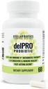 Stellar Biotics - Delpro Probiotic (+ Del-Immune V & Prebiotic Blend) Promotes Optimal Gut Health, Digestion, Immune Support & Mood (60 Capsules)