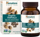 Himalaya Organic Triphala, 90 Day Supply - Digestive Health Supplement for Colon Cleanse & Occasional Bloating and Constipation Relief - USDA Organic, Vegan, Non-GMO, Gluten Free, 688 mg, 90 Caplets