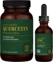 Global Healing Center - Quercetin and Zinc Kit - Immune System Support, Response to Ocassional Allergies, Hormone Balance
