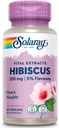 SOLARAY Hibiscus Flower Extract Capsules | Healthy Cardiovascular Function Support | Non-GMO, Vegan | 60 VegCaps