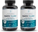 VITASEI Happy Flora, Probiotic Supplement 170 Billion CFU for a Healthy Gut Health with enzymes for Digestion, probiotics for Women and Men, 2 Bottle - 120 Capsules