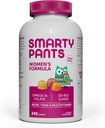 SmartyPants Women's Multi & Omegas Gummies, 240 Count