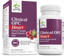 Terry Naturally Clinical OPC Heart - Heart Health Supplement with Magnesium, Vitamin B6, Grape Seed Extract - Dietary Supplement for Artery Health & Circulation - 60 Capsules