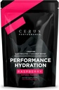 Cerus Performance - Performance Hydration Electrolyte Powder – Raspberry Flavor, 5g Creatine Monohydrate, 500mg Coconut Water Powder – Supports Endurance, Muscle Recovery & Keto 30 Servings