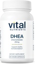 Vital Nutrients DHEA 25mg | Vegan Micronized DHEA Supplement for Women & Men | Supports Hormone Balance | Supports Healthy Metabolism of Sugar & Minerals | Gluten, Dairy, Soy Free | 60 Capsules