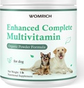 Dog Vitamins and Supplements Probiotics Powder 1LB - Enhanced Complete Multivitamin for Dogs Homemade Dog Food Supplement Supports Immune, Skin & Coat, Digestion with Vitamins, Omega-3, Probiotics