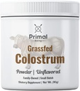 Primal Being Grassfed Beef Colostrum - Supports Immune Function, Gut Health, Hair, Anti-Aging, Athletic Performance, Recovery - 90 Grams unflavored Powder, 3000 mg per Serving