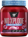 BSN N.O.-XPLODE Cool Rush Pre Workout Powder, Preworkout Energy Supplement for Men and Women with Creatine and Beta-Alanine, Bubblegum Blast, 30 Servings, 1.2 Pound (Packaging May Vary)