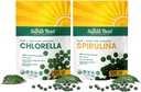 Sunlit Best Premium Chlorella & Spirulina 1000 Count Tablet Bundle | for Immune Support, Energy, Wellbeing