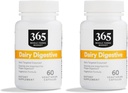 365 by Whole Foods Market, Dairy Digestive Enzymes, 60 Count (Pack of 2)
