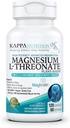 Kappa Nutrition Powered by Magbrain™ Magnesium L-Threonate Plant-Based, 420mg Elemental Magnesium (3 Capsules) from 2,253mg, 120 Vegan Capsules, Brain, Sleep & Muscle Support.
