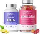 Mother's Promise Prenatal Vitamin Gummies & Prenatal DHA for Women Bundle
