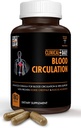 Clinical Daily Blood Circulation Supplements. Butchers Broom, Horse Chestnut, Hawthorn, Cayenne, Arginine, Diosmin Varicose Veins Treatment for Legs. Poor Circulation and Vein Support. 180 Capsules.