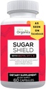 Sugar Shield - Advanced Sugar Support Supplement - Biotin, Magnesium Oxide, Chromium - 60 Veggie Capsules - 30 Days