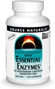 Source Naturals Essential Enzymes 500mg Bio-Aligned Multiple Enzyme Supplement Herbal Defense for Digestion, Gas, Constipation & Bloating Relief - Supports Immune System* - 120 Vegetarian Capsules