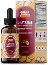 L-Lysine Supplement Liquid Drops | L-Lysine 1000mg Tincture with Vitamin A, C, and B12 for Adults & Kids | Immune Support, Skin & Lips Health, Collagen Synthesis | Non-GMO, Vegan, 2 Fl Oz (60 ML)