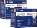 Trace Minerals Power Pak Multivitamin and Multimineral Packets - Electrolyte Support - 1200 mg Vitamin C Plus 70+ Trace Minerals - Acai Berry Flavor - 60 Packets