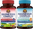 Vitalitown Magnesium Bundle (Pack of 2) | 4-in-1 & 6-in-1 Magnesium Complex | for Bone & Muscle | Magnesium Glycinate, Magnesium Citrate | 120 Magnesium Capsules