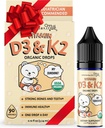 Legendairy Milk Organic Baby Vitamin D3 K2 Liquid Drops, 400 IU of Baby Vitamin D Drops for Infants - Vitamin D for Newborns, Toddlers, and Kids - Vegan, 90 Servings