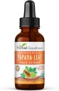Herbal Goodness Papaya Leaf Extract 1oz – 15X Concentrated Organic Papaya Liquid Supplement | Papaya Enzyme Drops for Platelet Support, Digestive Health & Immune Support | Non-GMO, Vegan, Gluten-Free