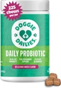 Doggie Dailies Probiotics for Dogs - Advanced Dog Probiotics with Prebiotics - Promotes Digestive Health - Supports Immune System and Overall Health (Duck) 225 Soft Chews