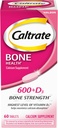 Caltrate 600 Plus D3 Calcium and Vitamin D Supplement Tablets, Bone Health Supplements for Adults - 60 Count