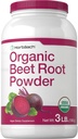 Horbäach Organic Beet Root Powder | 3lb Bulk Supplement | Raw Superfood | Vegan, Non-GMO, and Gluten Free Formula