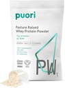 Puori Whey Protein Powder, Bourbon Vanilla - PW1 Pasture-Raised, Grass-Fed Whey Protein Powder Drink Mix containing BCAA Amino Acids - Post-Workout Supplement for Muscle Gain & Recovery - 30 Servings