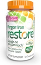 Fergon Iron Restore Chewable Tablets - Gentle on Stomach, Non-Constipating - 27mg Iron for Energy Support – 60 Tablets