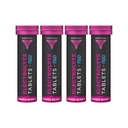 Fluid Tactical- Effervescent Hydration Tablets, Electrolyte Replacement & Dehydration Prevention, 4 Pack, 40 Servings (Mixed Berry)
