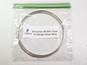 Pure Silver Generator Wires – 9999 Silver Electrodes – Pre-Cut 36-Inch 10 Gauge Wires – Fits LifeForce Generators
