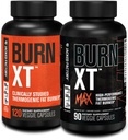 Jacked Factory Burn-XT Clinically Studied Fat Burner & Weight Loss Supplement (120 Capsules) & Burn XT Max High-Performance Fat Burner & Appetite Suppresant (90 Capsules)