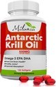 Antarctic Krill Oil - 120 Softgels - Omega-3 EPA, DHA, with Astaxanthin - Sourced from Red Krill - Maximum Strength - 500mg