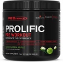 PEScience Prolific Energy Pre Workout – L Citrulline for Nitric Oxide, Rhodiola & CDP Choline Nootropic for Focus – Preworkout for Men & Women – 40 Scoops, Sour Green Apple
