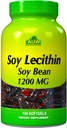 ALFA VITAMINS Soy Lecithin 1200 mg - Natural Soy Bean, Promotes Liver Detox and Supports Brain Health - 100 Softgels