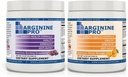 L-ARGININE PRO 2-Pack, Orange and Grape | Blood Flow | Pre-Workout Drink | Great Tasting with Vitamins C, B6, B12, K & More