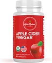 Apple Cider Vinegar Capsules 1000mg | Organic Herbal Supplement | 60 Capsules